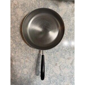 Revere Ware 1801 Copper Bottom 10" Skillet Frying Pan 1981 Clinton IL USA VTG